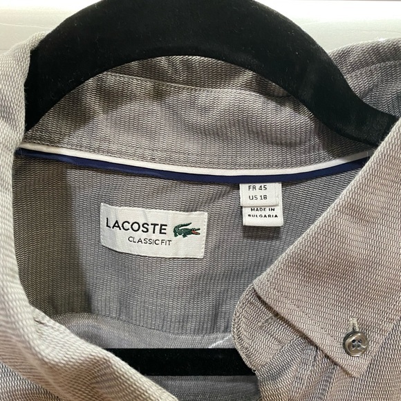 Lacoste Button Up - Size 18 - Picture 3 of 4
